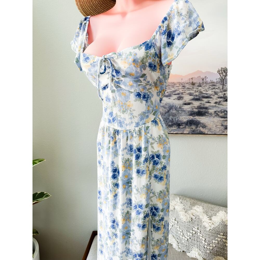Hollister Milkmaid Mornings & Meadow Wanderings cottagecore floral maxi dress - Picture 8 of 9